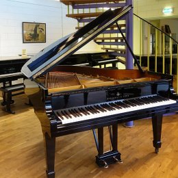 Steinway & Sons model O von 1977 in Black glossy